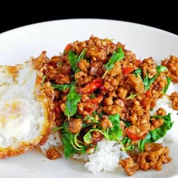 ผัดกะเพราหมูสับ