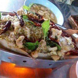 ปลาทับทิมนึ่งมะนาว.