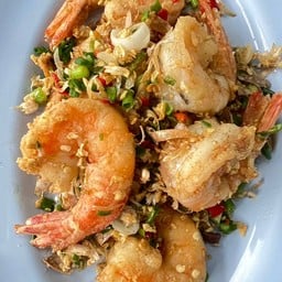กุ้งผัดพริกเกลือ