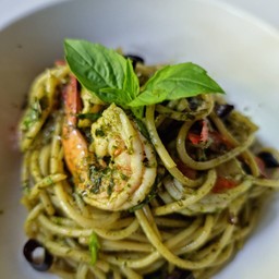 สปาเก็ตตี้เพรสโต้กุ้ง