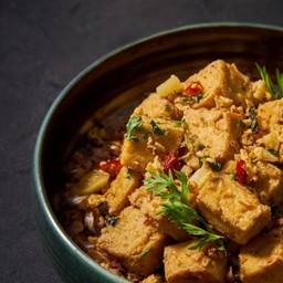 D.เต้าหู้คั่วพริกเกลือ