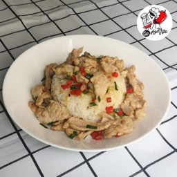 หมูชิ้นคั่วพริกเกลือ(เป็นกับข้าว)