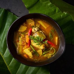 D.แกงเหลืองปลา