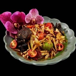 [ตำกะเทย ณ จ๊ะ] ตำปูปลาร้า