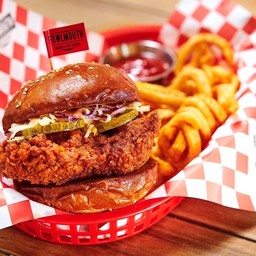 Fowlmouth Hot Chicken Burger