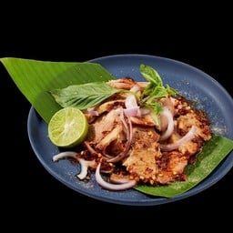 [ตำกะเทย ณ จ๊ะ] น้ำตกคอหมูย่าง