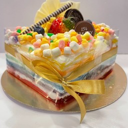 Rainbow Cake.