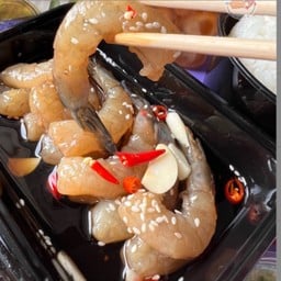 กุ้งดองซีอิ๊วเช็ตจัดเต็ม 2 กล่อง  (ใหญ่)  9-10 ตัวตัวx2 (จัดเต็ม)!!