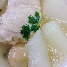 ต้มจืดฟักไก่มะนาวดอง