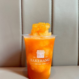 Peach black tea frappe