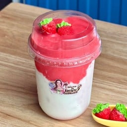 นมเหนียวสตอเบอร์รี่