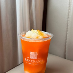 Yuzu black tea frappe