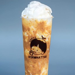 น้ำมะพร้าวน้ำหอมเนยถั่วปั่น