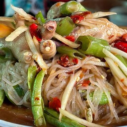 ตำเส้นเล็กตีนไก่