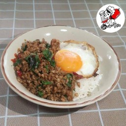 ผัดกะเพราหมูสับ(เป็นกับข้าว)