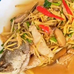 Deep Fried Sea Bass With Soybean Paste