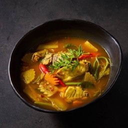 D.แกงเหลืองปลา