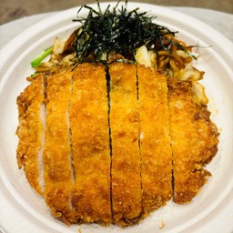 ยากิโซบะไก่ทอด