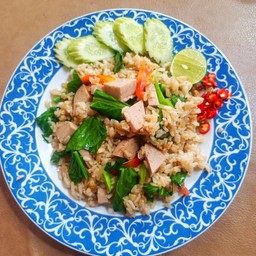 ข้าวผัดหมูยอเจ Vegan