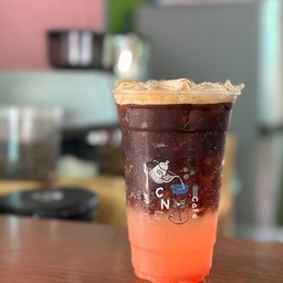 Ice Americano Peach Soda