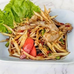 ตำกุ้งสด