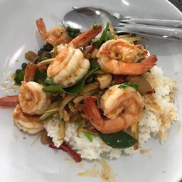 ข้าวผัดขี้เมากุ้ง