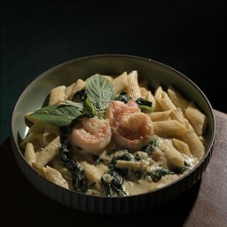 Penne Prawn Pesto
