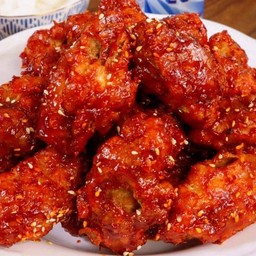ไก่ทอดเกาหลี ซอสเรดฮอท