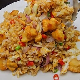 ข้าวผัดกากหมู