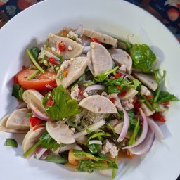 ยำหมูยอ+หมูสับ
