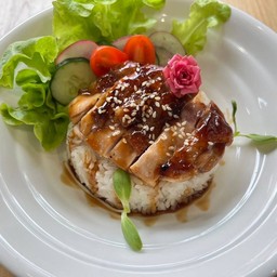 ข้าวไก่เทอริยากิ Rice with Teriyaki chicken