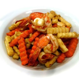 ยอดมะพร้าวผัดกุ้ง