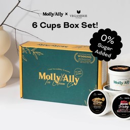 (6 Cups) Molly Ally X Veganarie, No Sugar Boxset