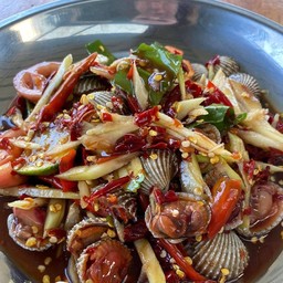ตำหอยเเครงเเซ่บๆนัวๆ