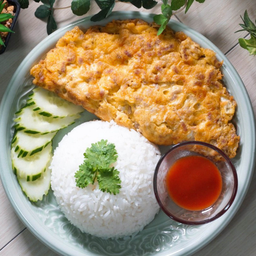 ข้าวไข่เจียวหมูสับ.