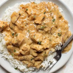 ข้าวสวยกับไวท์ฟอร์เรสซอส