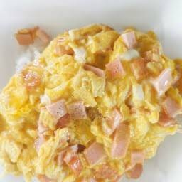 ข้าวไข่ข้นแฮม
