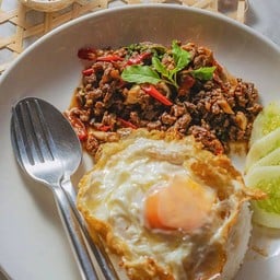 ข้าวขี้เมาเนื้อสับ