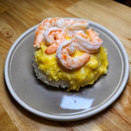 ข้าวไข่ข้นกุ้ง