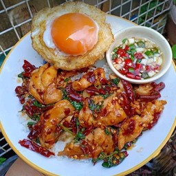 ข้าวพริกเผาไก่