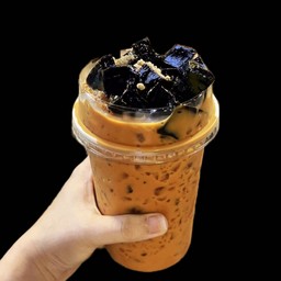 [เมนูแนะนำ]  ชาไทยเฉาก๊วย