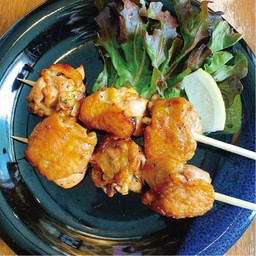 เนื้อไก่เสียบไม้ย่าง