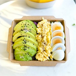 สลัดอโวคาโด้ ไข่คน ไข่ต้ม SizeXL(ฟรีน้ำสลัด1กป)