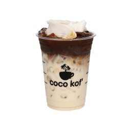 ลาเต้มะพร้าว (เย็น)