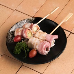 เบคอนพันต้นหอม