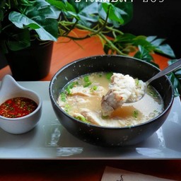 ข้าวต้มปลากระพง