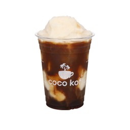 ลาเต้มะพร้่าว (ปั่น)