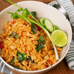 ข้าวผัดพริกเผา(โปรดเลือกวัตถุดิบ)