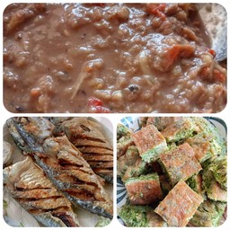 น้ำพริก+ปลาทูสดทอด+ไข่ทอดชะอม