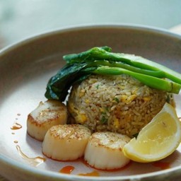 Scallops Chili Paste With Fired Rice